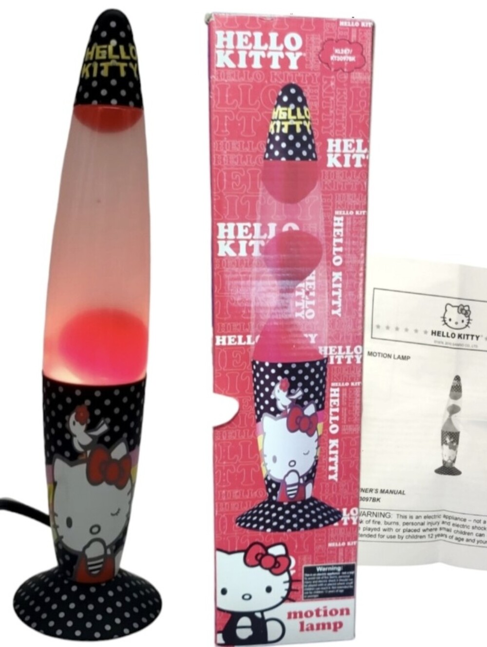 2010 Hello Kitty Lava Lamp New With Box Open Box Limited Edition